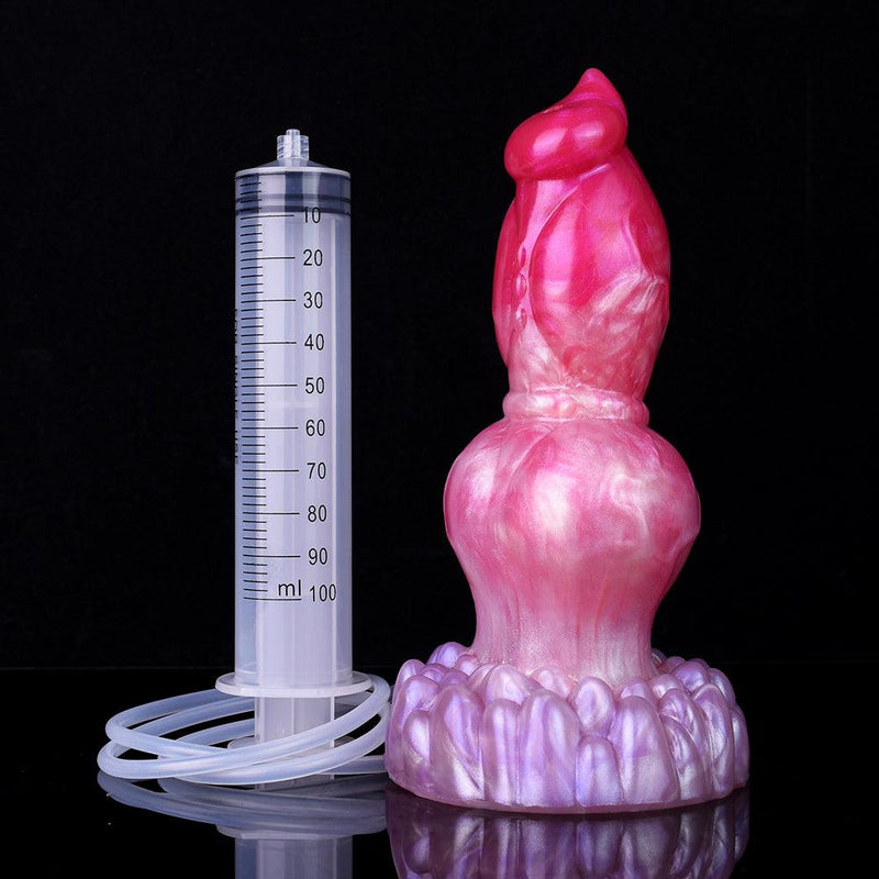 8 Inch Apollo | Squirting Dildo - Ejaculating Dildo - Knot Dildo - The Dildo Hub