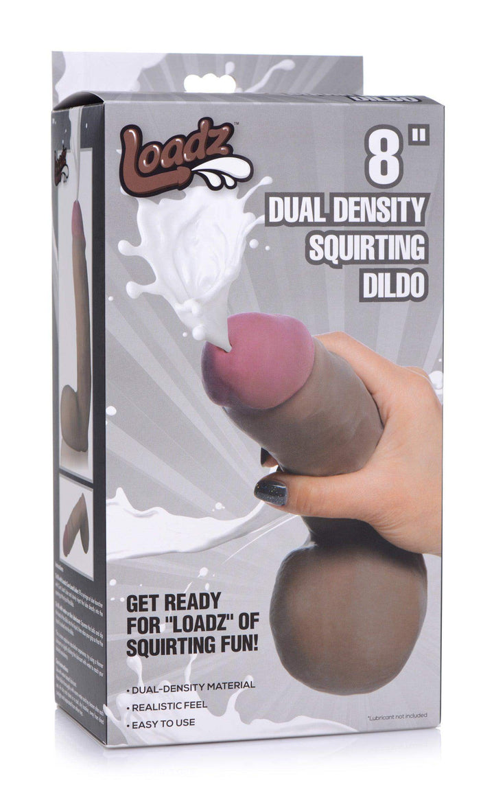 Loadz Dual Density Squirting Dildo 8 Inch