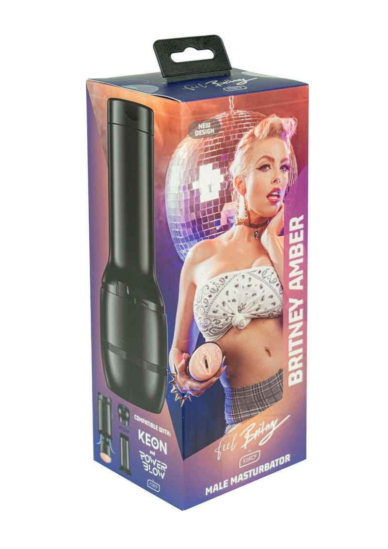 Kiiroo Feel Stars Britney Amber Stroker, PowerBlow Compatible