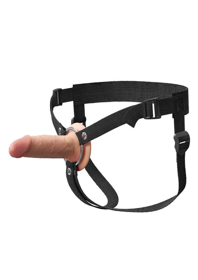 Fantasy X-Tensions 5 Inch Vanilla Elite Silicone Dual Density Hollow Strap-On