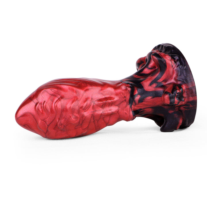 Grizzly 5.83 Inch Platinum Silicone Fantasy Butt Plug w/ Suction Cup