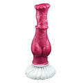 Knotty 9.9 Inch Fantasy Dildo w/ Flared Head & Knots