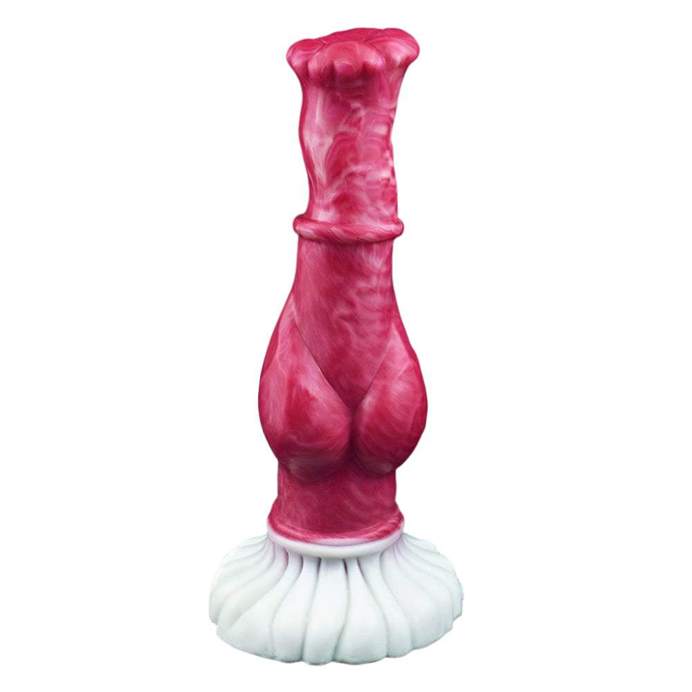 Knotty 9.9 Inch Fantasy Dildo w/ Flared Head & Knots