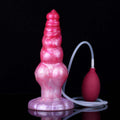 Ajax 9 Inch Silicone Squirting Knot Dildo w/ Suction Cup