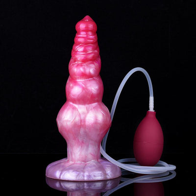 9 Inch Ajax | Squirting Dildo - Knot Dildo - Ejaculating Dildo - The Dildo Hub