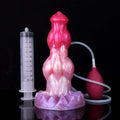 Hound 9 Inch Silicone Squirting Knot Dildo w/ Suction Cup