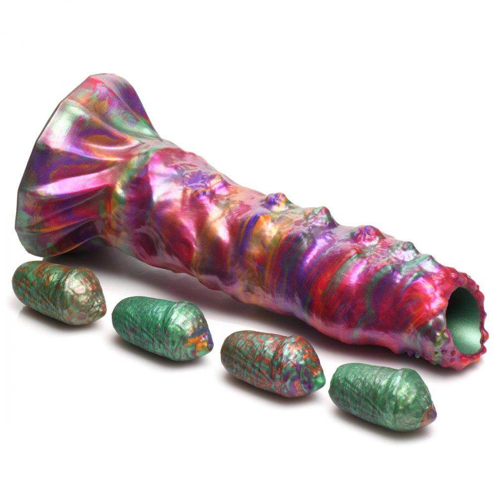 👽 9 Inch Larva | Ovipositor Dildo - Alien Dildo - Monster Dildo - The Dildo Hub