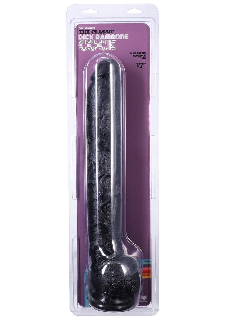 Chocolate Dick Rambone 17 Inch XL Realistic Dildo w/ Suction Cup