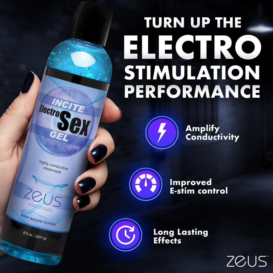 Zeus Incite Electrosex Conductive Gel - 8.5 oz