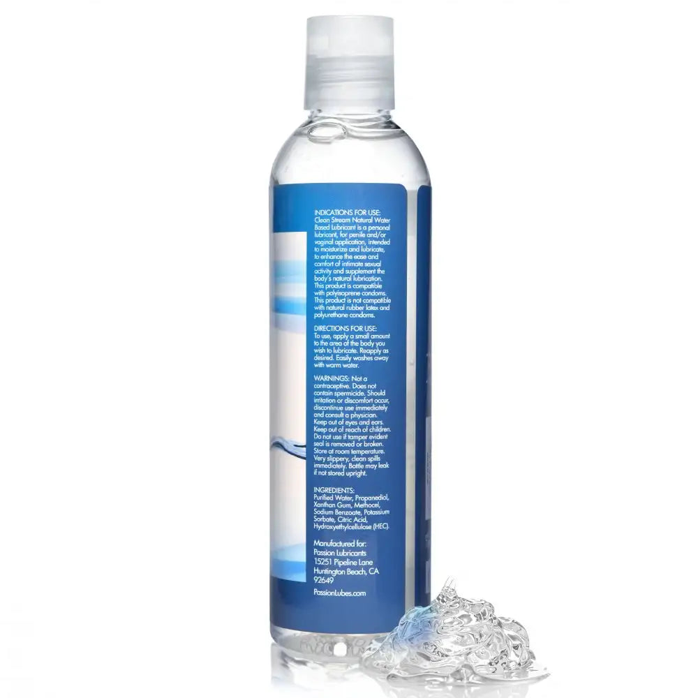 Glycerin-Free Natural Glide 8 oz | Perfect for Vaginal & Anal Application