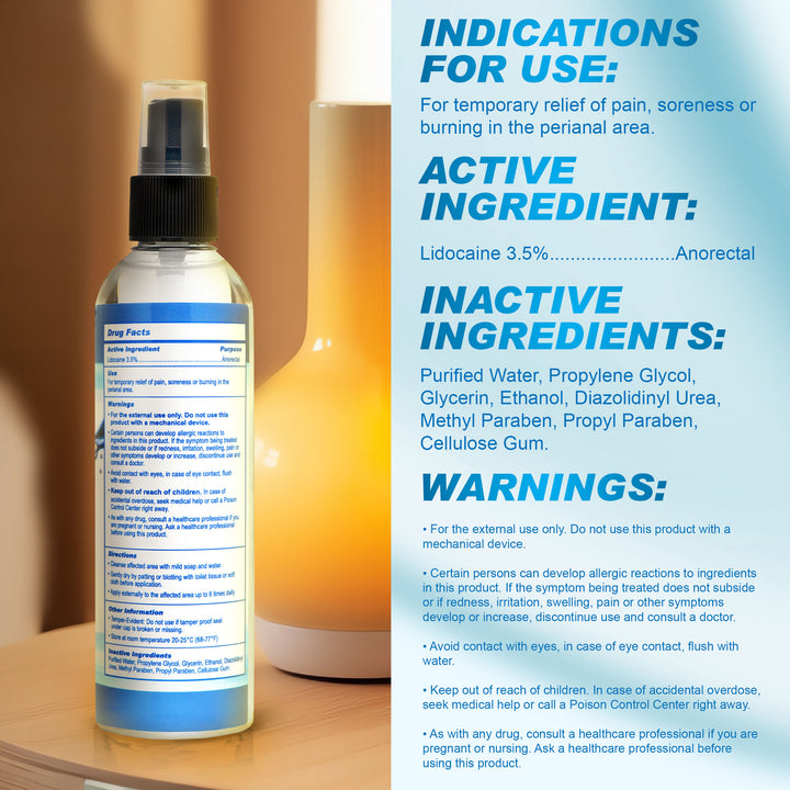 Relax Extra Strength Anal Lube - 4.4 oz