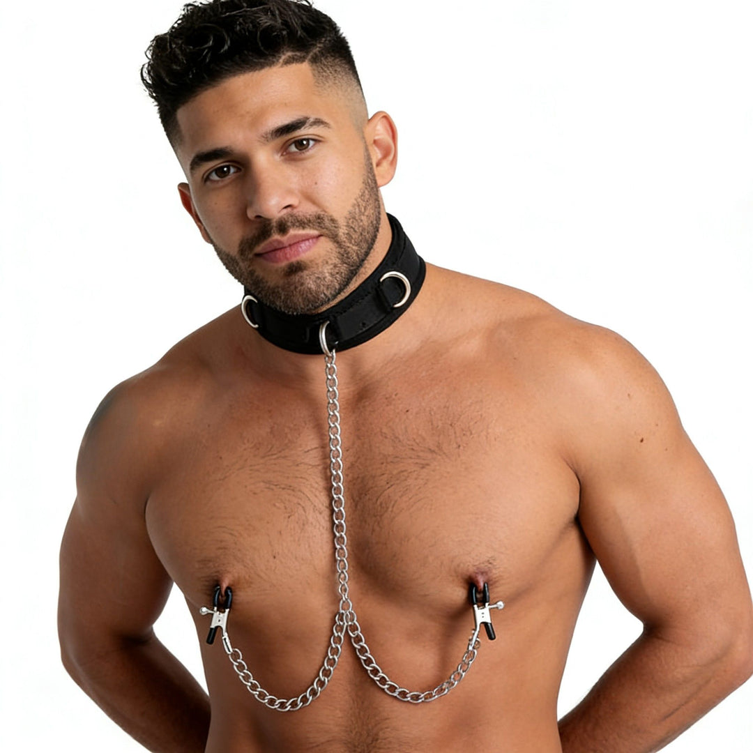 Submission Collar and Nipple Clamp Union