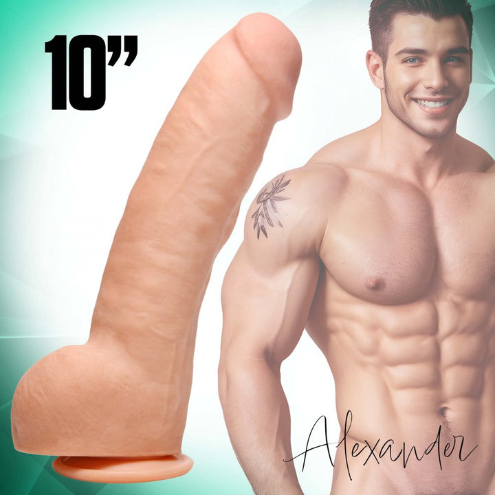 Annihilating Alexander 10 Inch XL Realistic Dildo