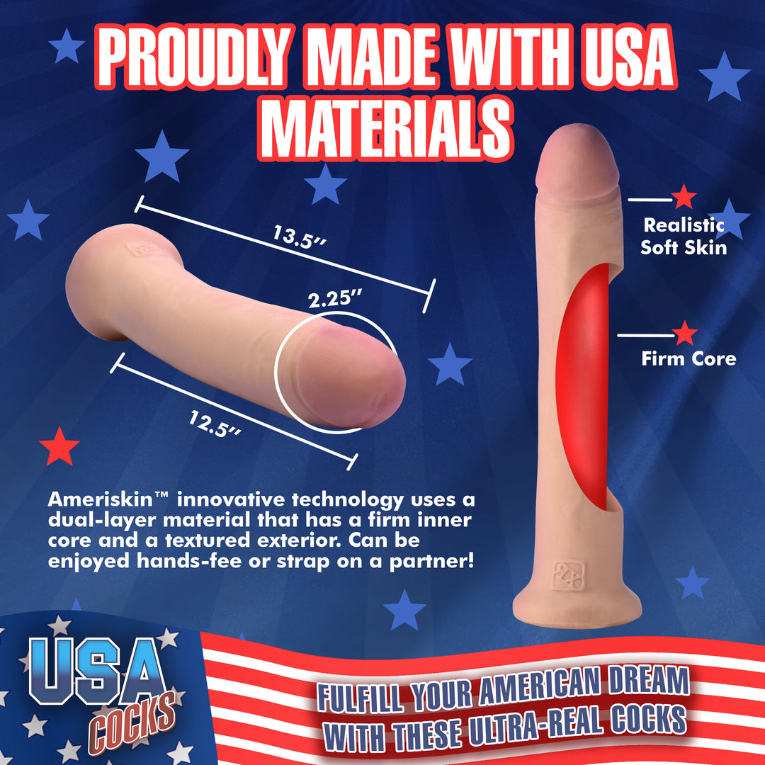 13 Inch Dual Layer Realistic Dildo