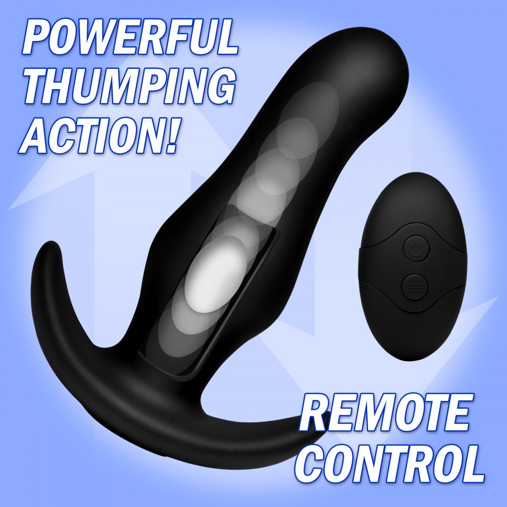 Kinetic Thumping 7X Prostate Milking Silicone Anal Plug