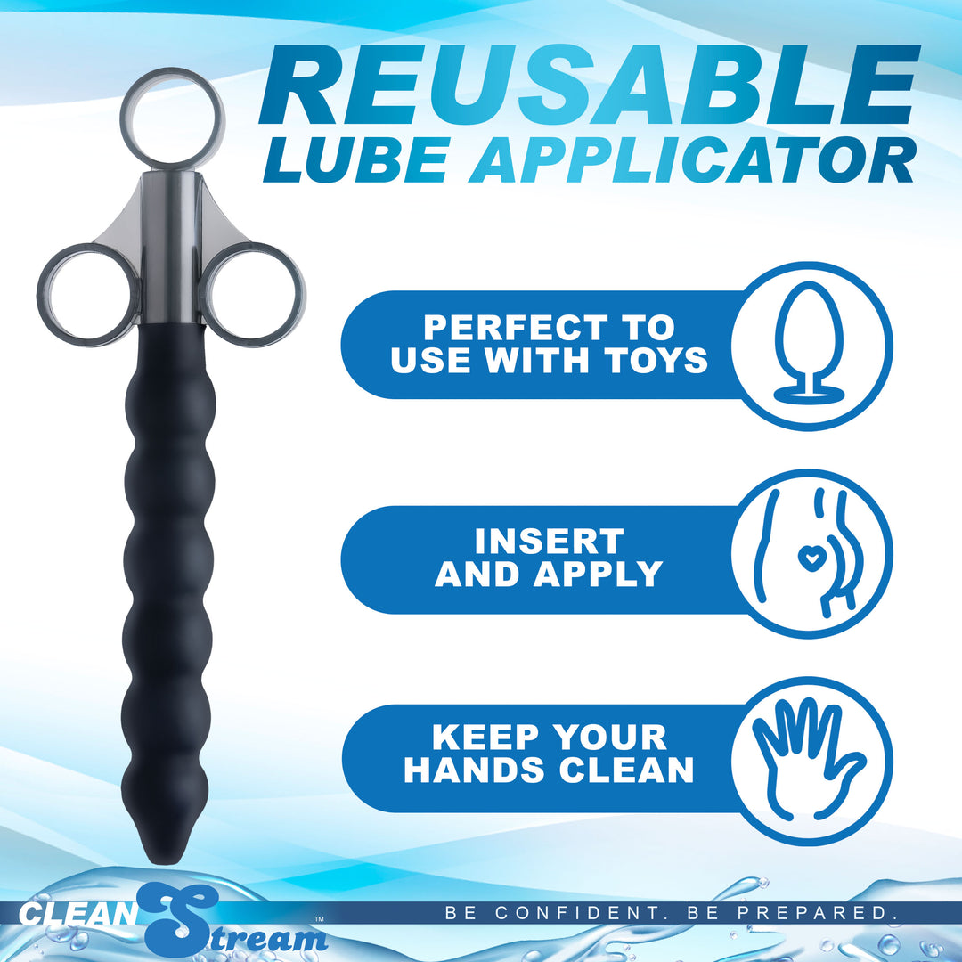 Lube Applicator Silicone Beaded Lubricant Launcher