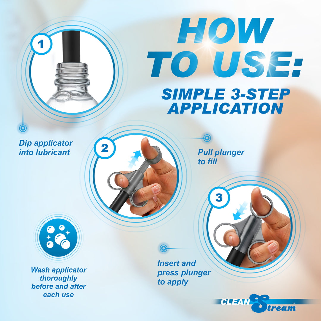Lube Applicator Smooth Silicone Lubricant Launcher