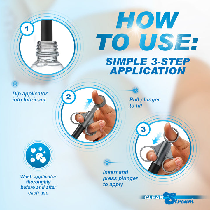 Lube Applicator Smooth Silicone Lubricant Launcher