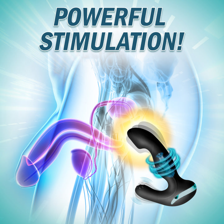 Mega Maverick 10X Rotating Vibrating Prostate Stimulator