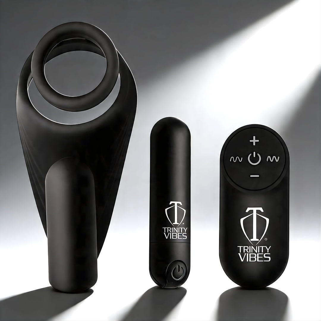 7X Silicone C-Ring with Vibrating Taint Stimulator
