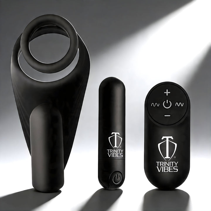 7X Silicone C-Ring with Vibrating Taint Stimulator