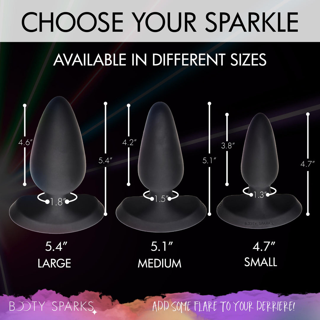 28X Laser Fuck Me Silicone Anal Plug with Remote Control - Small