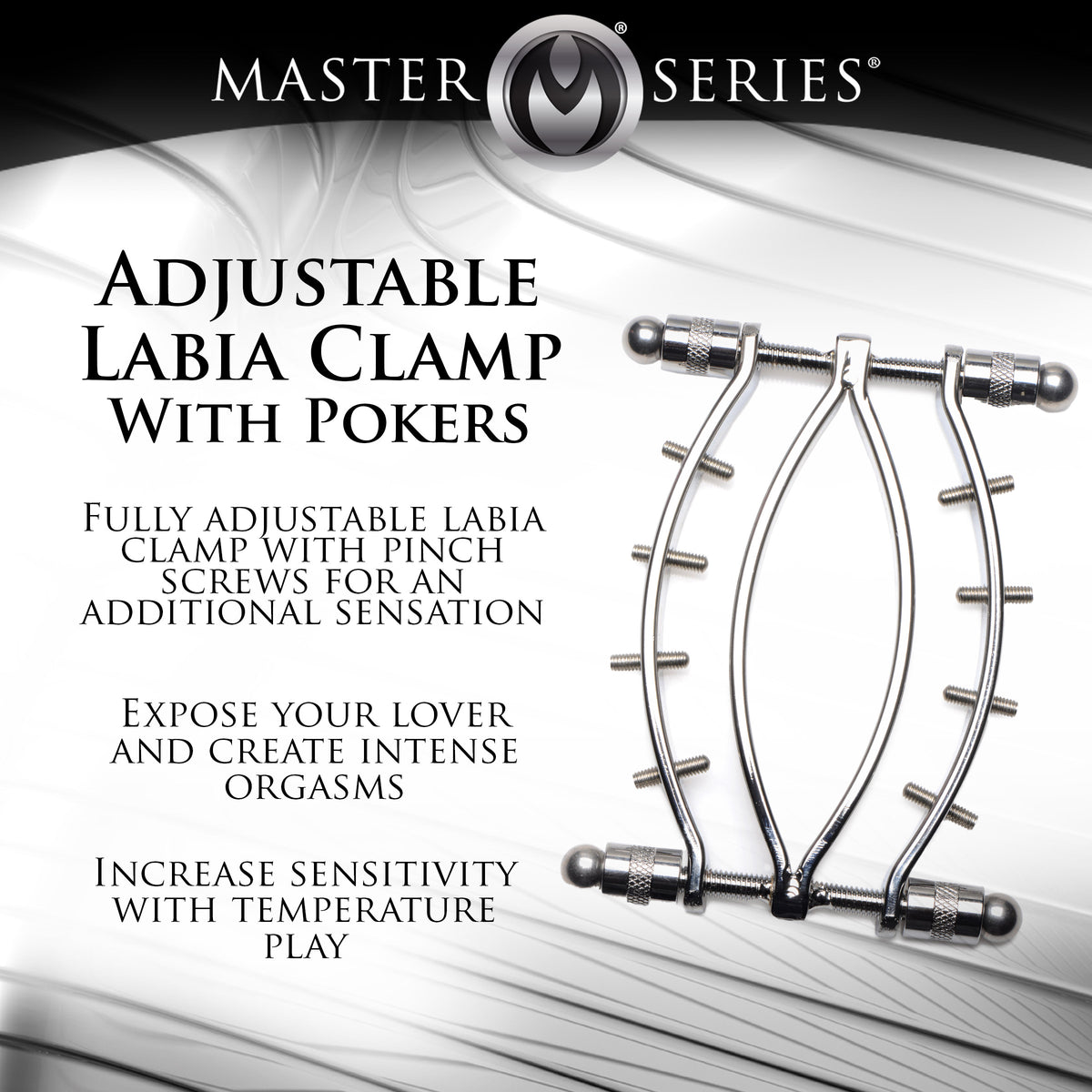 Spread Em Stainless Steel Poker Labia Clamp