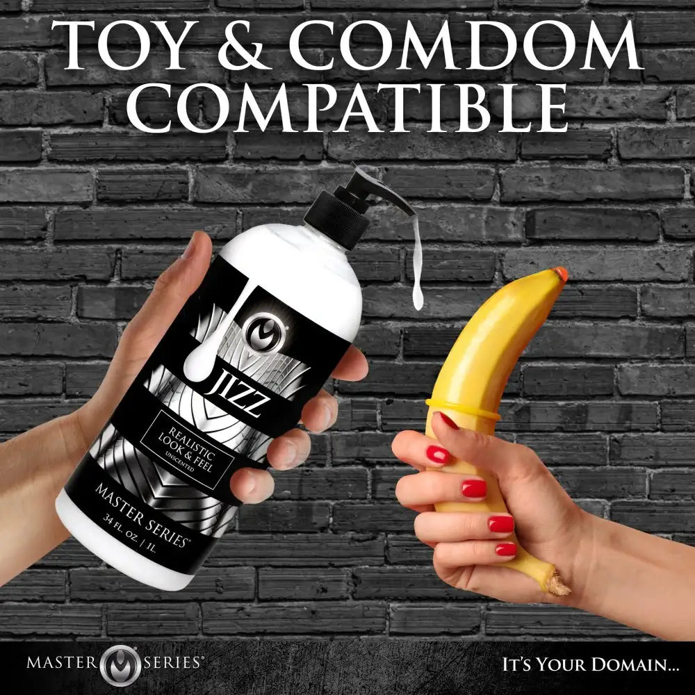 Jizz Unscented 34 oz Water-Based Creamy Cum Lube