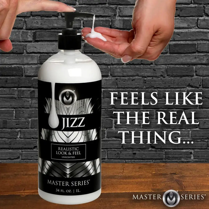 Jizz Unscented 34 oz Water-Based Creamy Cum Lube