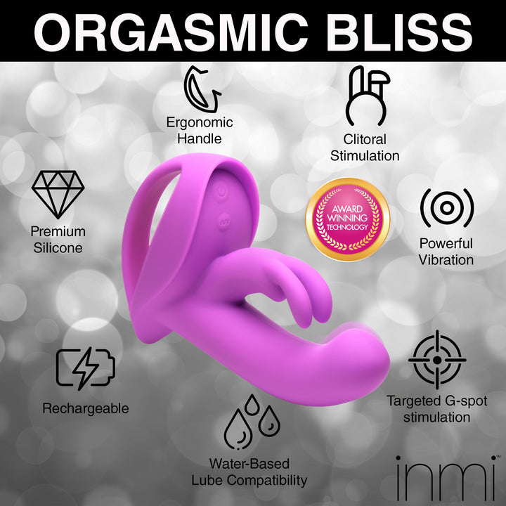 12X Come-Hither Rocker Silicone Rabbit Vibrator