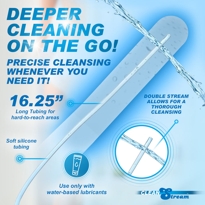 Enema Syringe with Silicone Tube, 18.6 fl oz (550 ml)