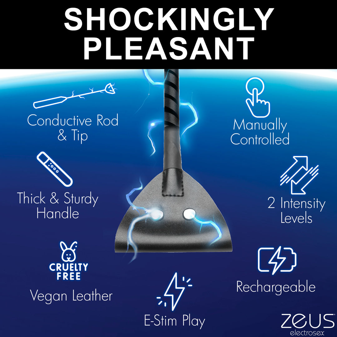 Zeus E-Stim Crop with 2 Electrostimulation Levels