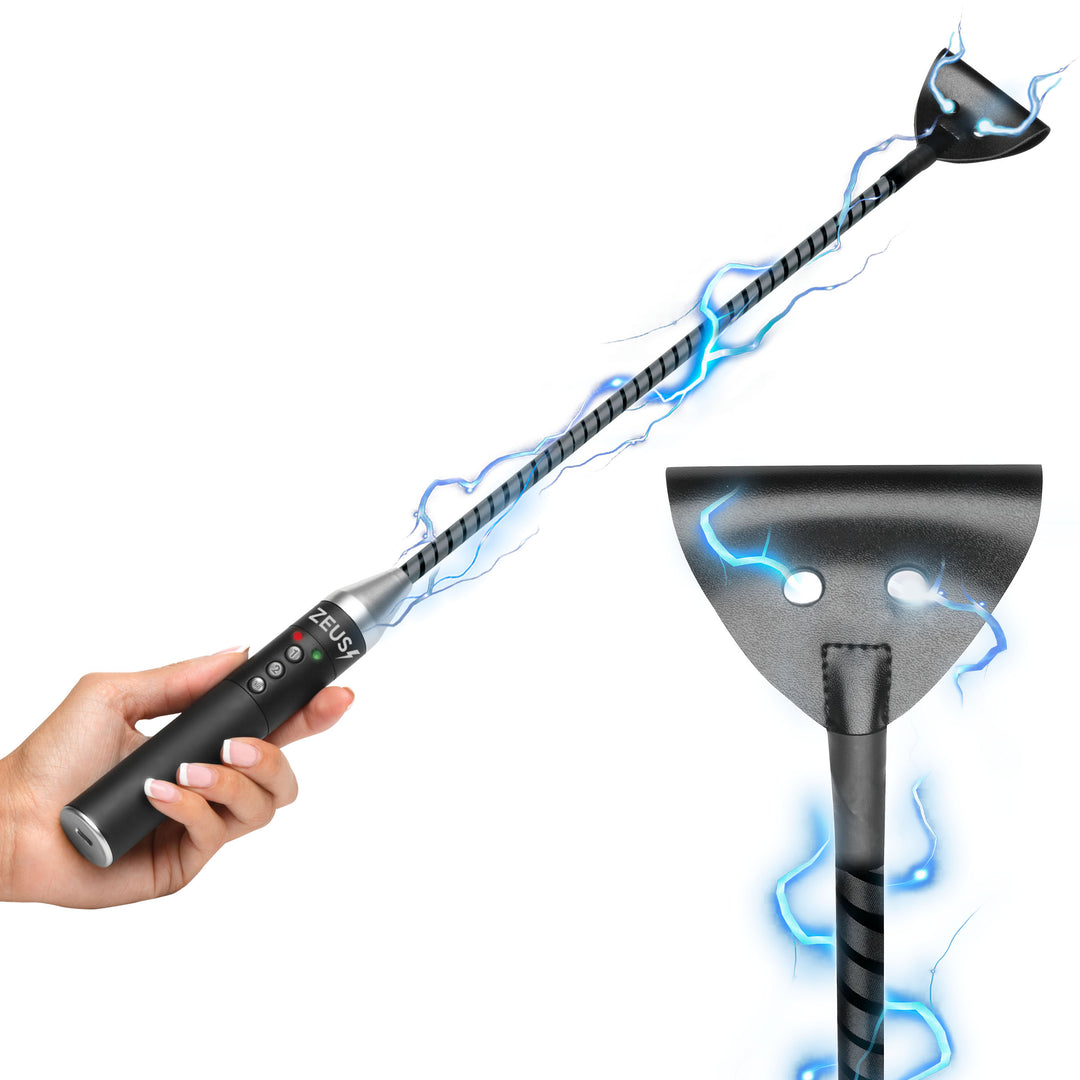 Zeus E-Stim Crop with 2 Electrostimulation Levels