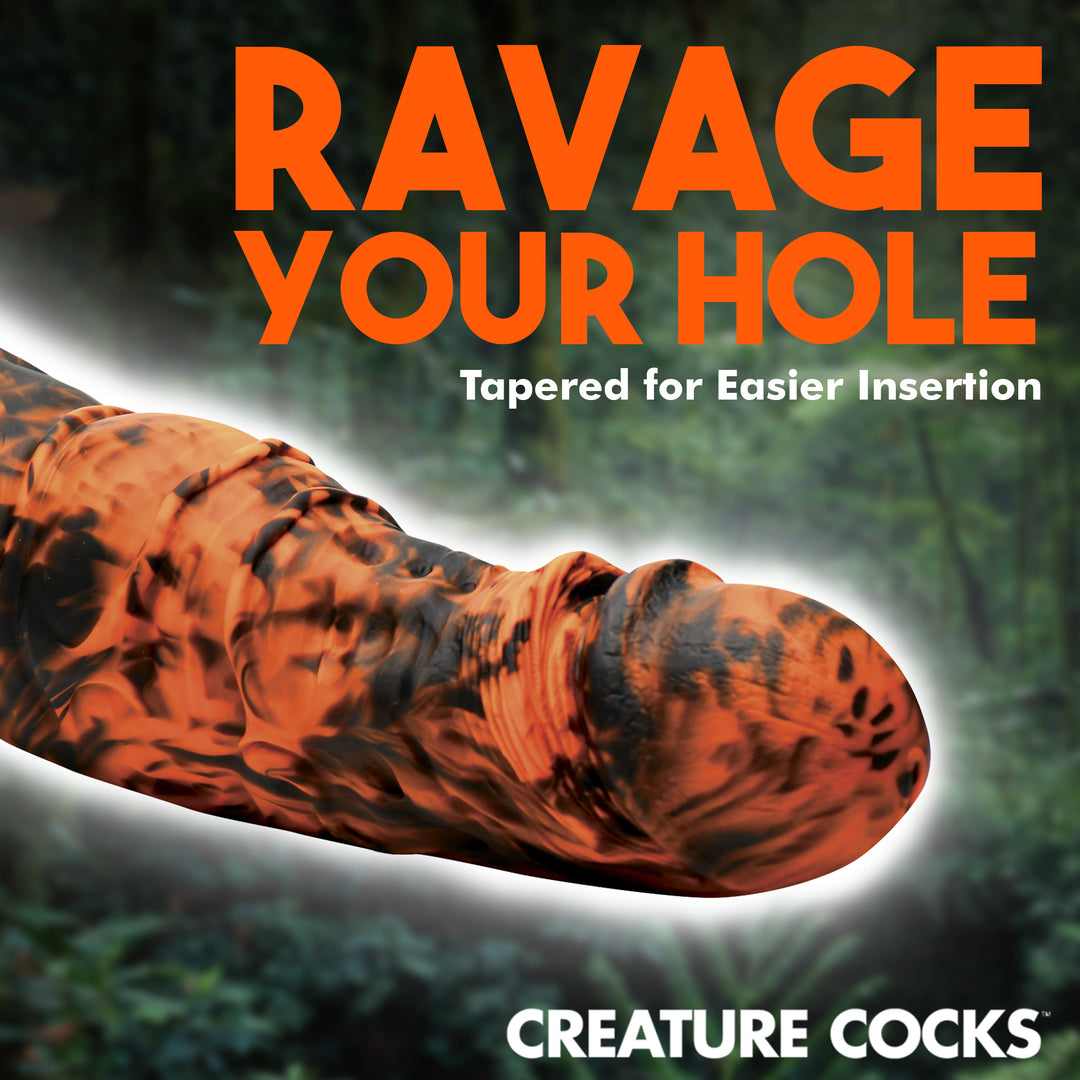 Sabretooth 11.3 Inch Silicone Fantasy Dildo w/ Suction Cup