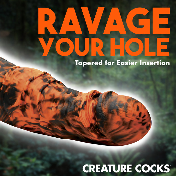 Sabretooth 11.3 Inch Silicone Fantasy Dildo w/ Suction Cup
