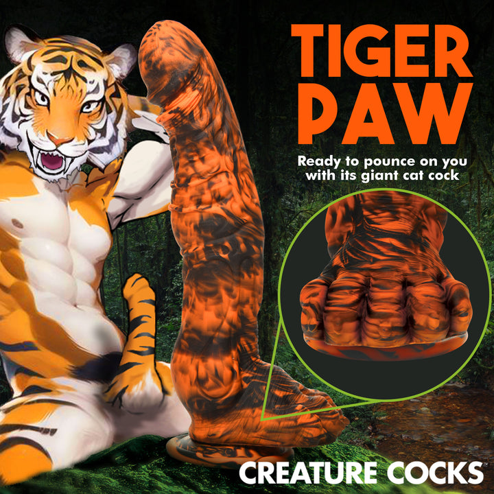 Sabretooth 11.3 Inch Silicone Fantasy Dildo w/ Suction Cup