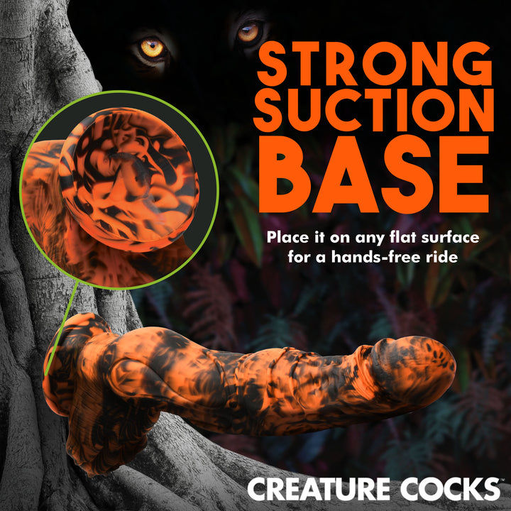 Sabretooth 11.3 Inch Silicone Fantasy Dildo w/ Suction Cup