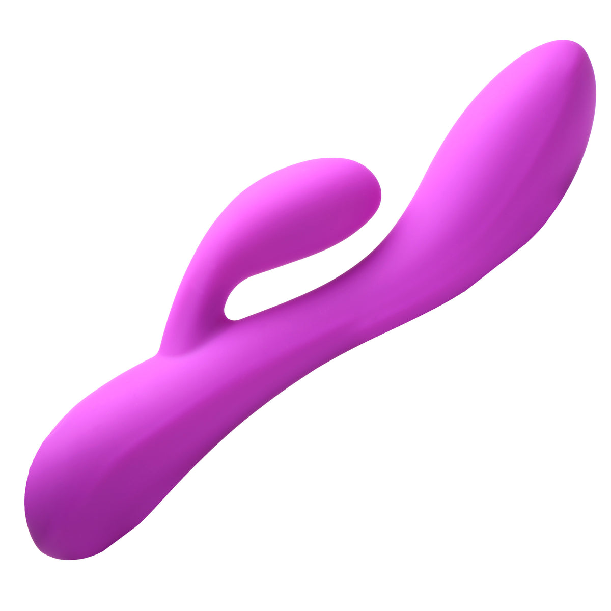Bang! 10X Flexible Silicone Rabbit Vibrator in Purple