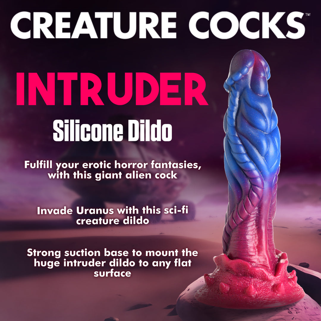 Intruder 9 Inch Silicone Xenomorph Alien Dildo w/ Suction Cup