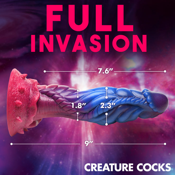Intruder 9 Inch Silicone Xenomorph Alien Dildo w/ Suction Cup