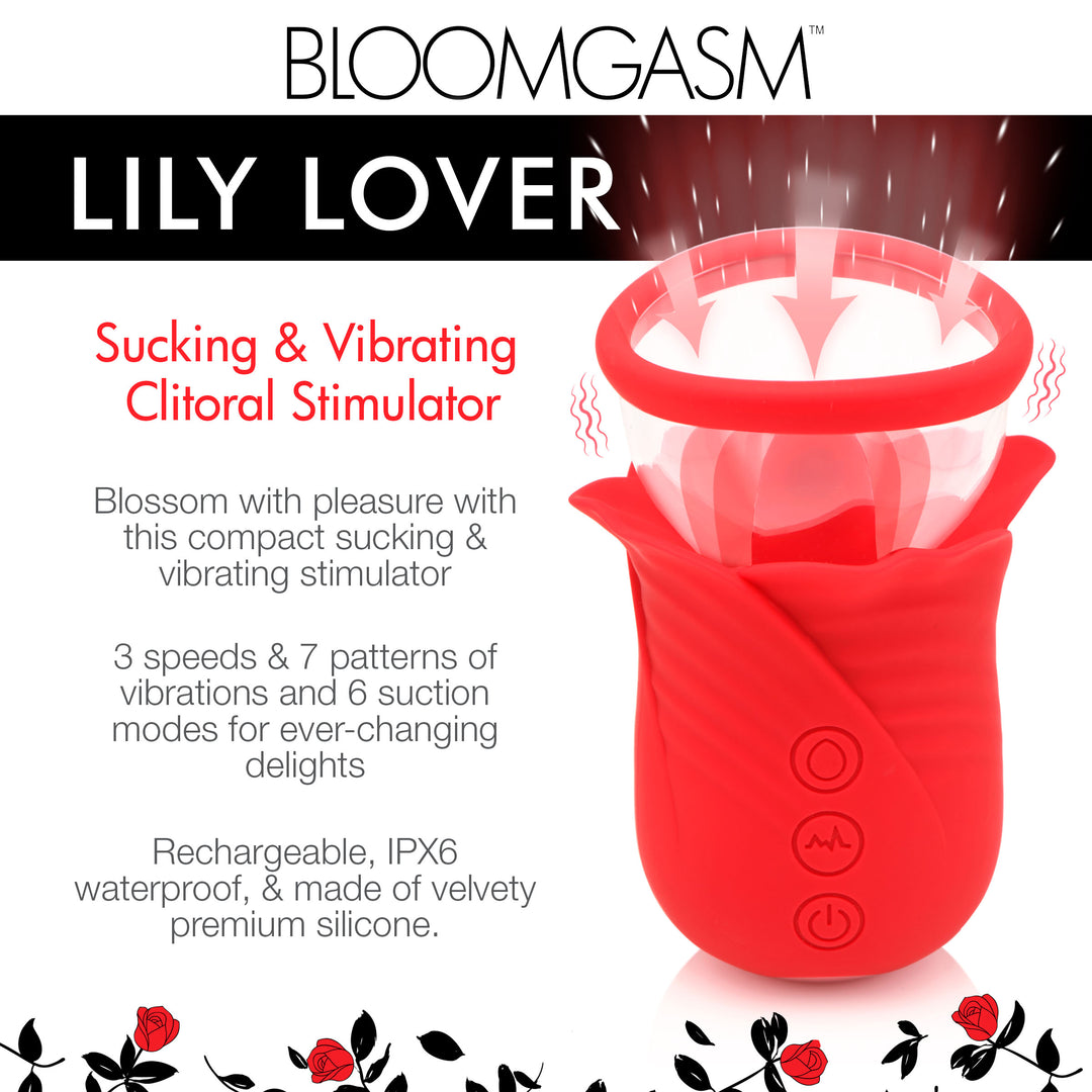 Lily Lover Sucking and Vibrating Clitoral Stimulator