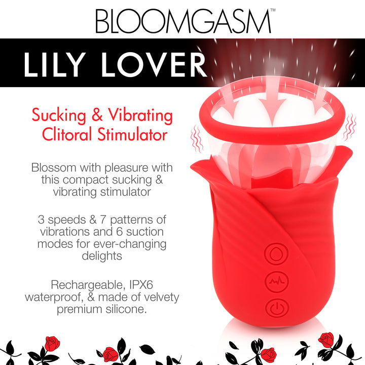 Lily Lover Sucking and Vibrating Clitoral Stimulator
