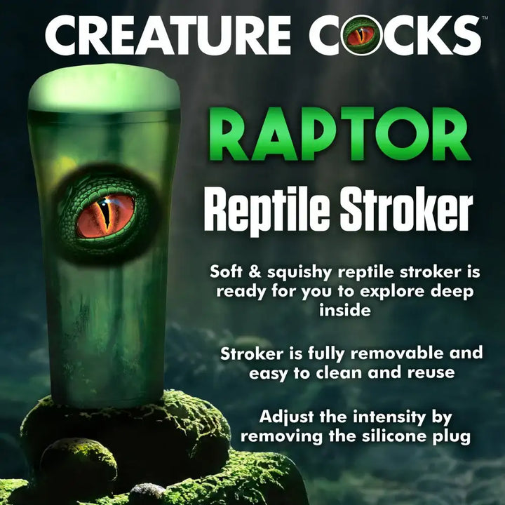 Raptor 7.25 Inch-Deep Fantasy Reptile Stroker & Masturbator