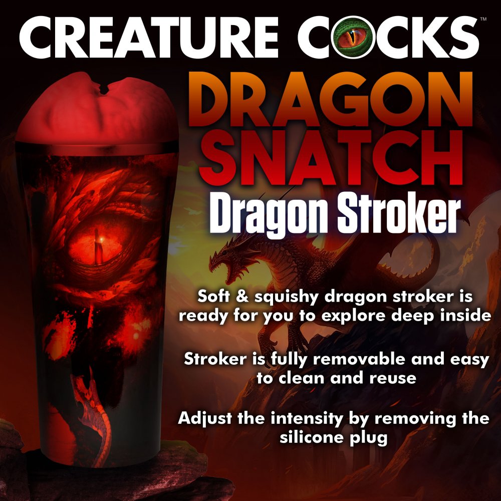 Dragon Snatch 7.25 Inch-Deep Fantasy Pussy Sleeve & Stroker