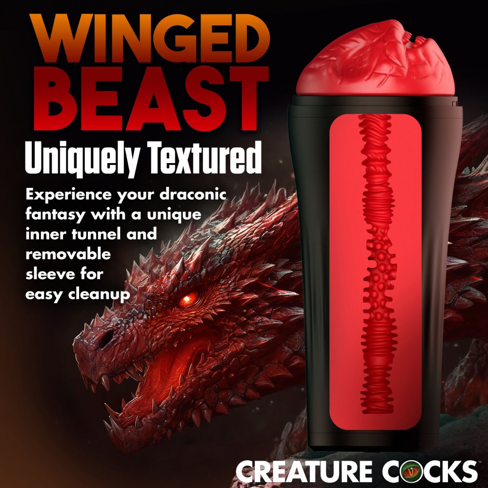 Dragon Snatch 7.25 Inch-Deep Fantasy Pussy Sleeve & Stroker