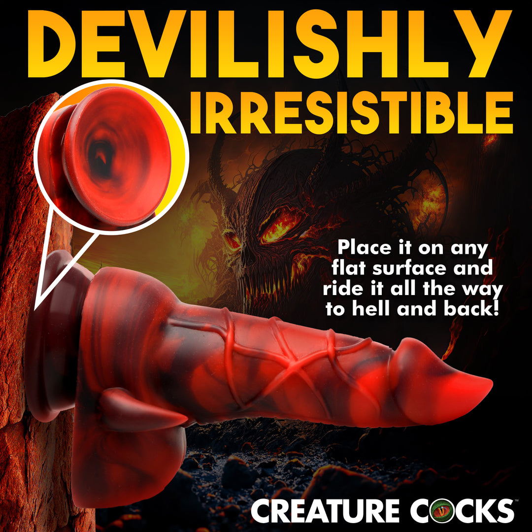 Horny Devil 7.5 Inch Silicone Monster Dildo w/ Suction Cup