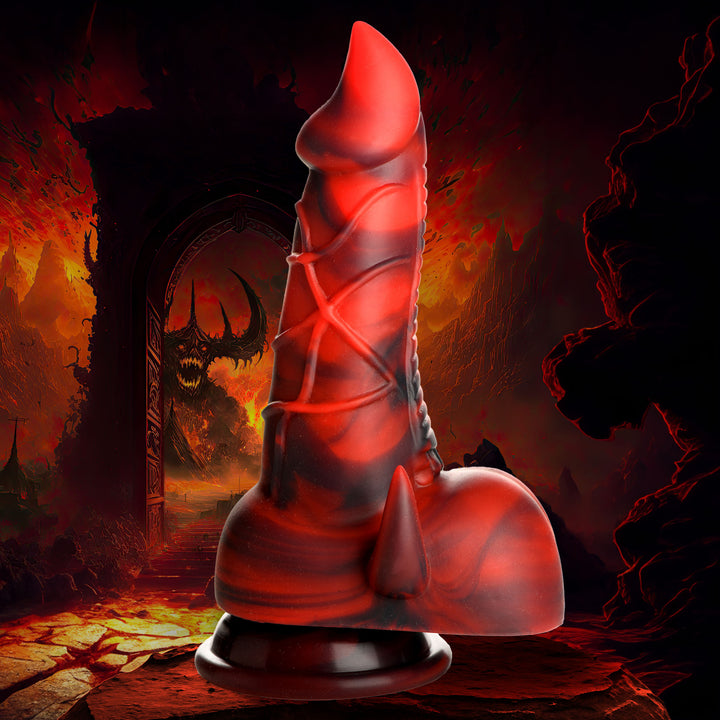 Horny Devil 7.5 Inch Silicone Monster Dildo w/ Suction Cup