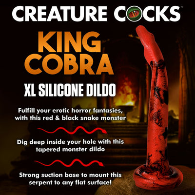 18 Inch King Cobra | Snake Dildo - Monster Dildo - Fantasy Dildo