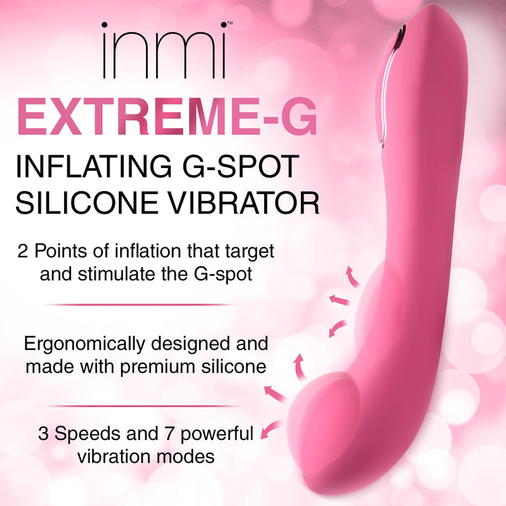 Extreme-G Inflating G-Spot Silicone Vibrator