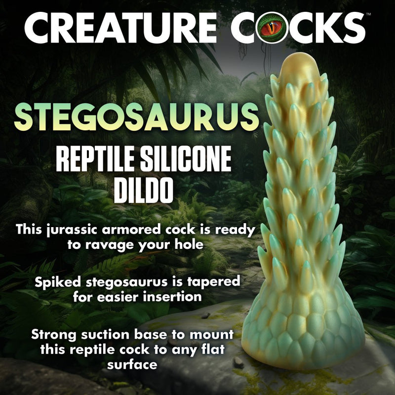 7.6 Inch Stegosaurus | Dragon Dildo - Alien Dildo - Fantasy Dildo